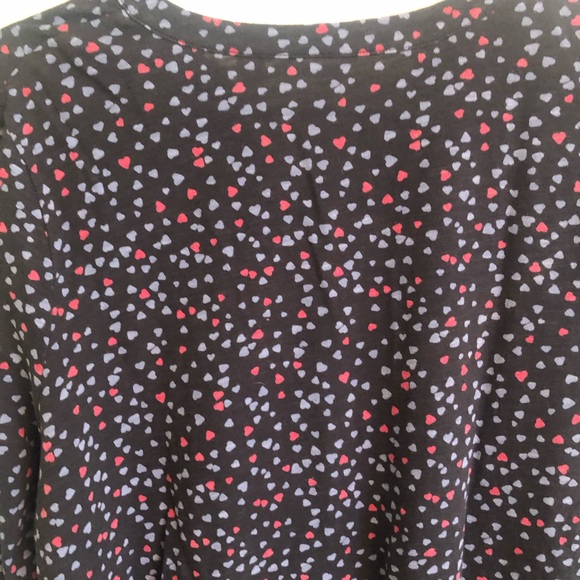 HEART LONG SLEEVE TOP HEART TEE TOP - Picture 6 of 9
